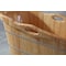 Alfi Brand 57" Free Standing Rubber Wooden Soaking Bathtub W/ Headrest AB1187 - alternate 7